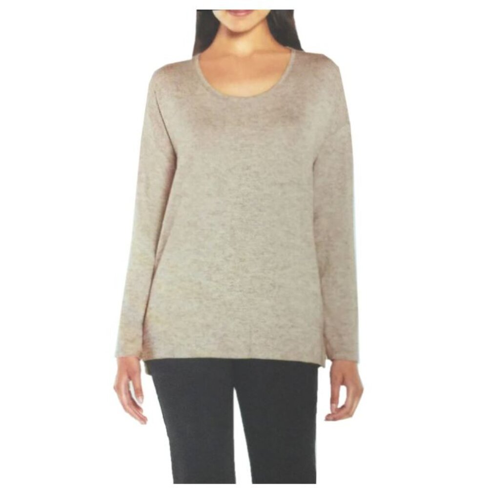 Banana Republic Ladies' Long Sleeve Crewneck - Tan- L